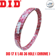 Velg Motor DID 17x140 Chrome 36 Hole - Velk Jari Jari DID Ring 17 x 1.40 Lubang 36 Silver Chrome Ori