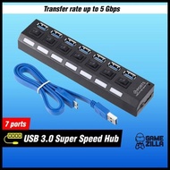 USB HUB 7 PORT ON OFF PORT HIGH SPEED SWITCH BRANCH 7 PORT USB 3.0