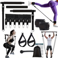 【Original 】14pcs Pilates Bar Set with 6 Resistance Bands 81.65KG Multi-Functional Fitness Puller for