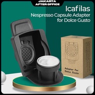 ICafilas Nespresso Capsule Adapter Compatible for Dolce Gusto