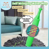 COD Spot 1-Second Dehydration Bamboo Fiber Self Twisting Rotating Mop 自拧旋转拖把 Hand-Wash-Free No-Dirty