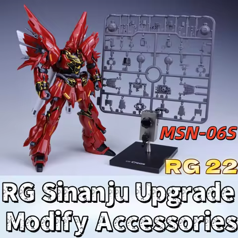 New Applicable To RG Sinanju Msn-06S Upgrade Accessories Joint Activity Skeleton Upgrade Kit 107 Mod