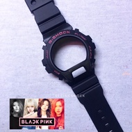 Bnb Gshock DW6900 BLACK PINK Strap Besel Casio G-shock