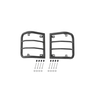 aihei โลหะไฟท้ายด้านหลังโคมไฟป้องกันไฟท้ายตกแต่งฝาครอบสำหรับ Jeep Wrangler Jk 2008-2017 รอบหลอดอุปกร