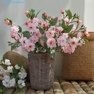SEPTEMBER Artificial Flowers, Silk Multicolor Cherry Blossoms, Home Wedding Decoration Artificial Beautiful Pink Silk Flowers Wedding