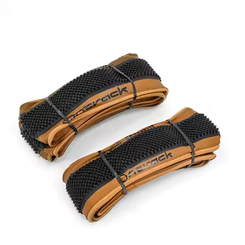 BICYCLE TIRE 700X40C 700X45C ALLAROUND 30TPI FOLD TIRE BROWN WALL ONTRACK