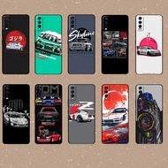 Fashion print for Vivo Y55s Y66 Y67 Y69 Y70 Y70S Y71 Y72 Y73 Y73S JDM Soft black TPU phone case