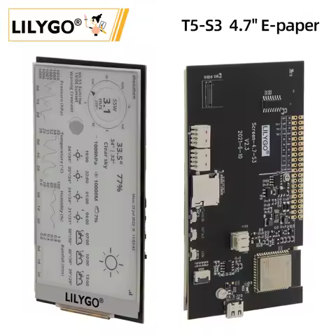 LILYGO® T5 4.7 Inch E-paper V2.3 ESP32-S3 Development Driver Board Display Module Support TF Arduino