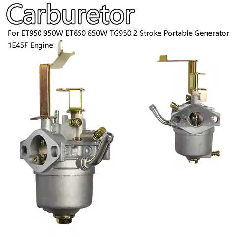 Carburetor for ET950 950W ET650 650W TG950 2 Stroke Portable Generator 1E45F Engine