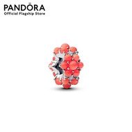 Pandora Coral-coloured Ocean Charm