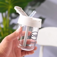 KEKEBEBE 330ml CHER Duo Way School Kids Mini Water Bottle With Straw Drinking Children Small Bottles