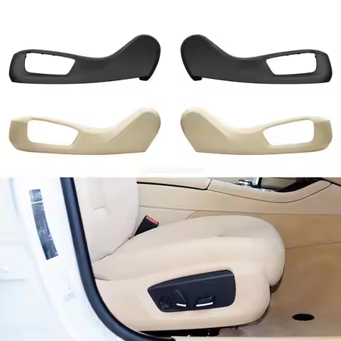 Front Outer Seat Track Cover Easily Install Sturdy Replacement Car Accessories Seat Trim Side Cover 