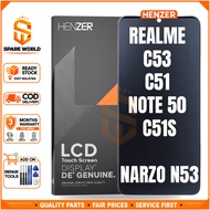 HENZER ORi LCD Display Compatible For REALME C53 RMX3760 / REALME C51 RMX3830 / REALME NOTE 50 / REA