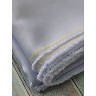 kain uniform jururawat /kain yellow line putih nila