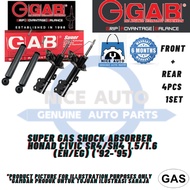 HONAD CIVIC SR4/SH4 1.5/1.6 (EH/EG) ('92-'95) (FRONT 2PCS OR REAR 2PCS ) ABSORBER - BRAND GAB
