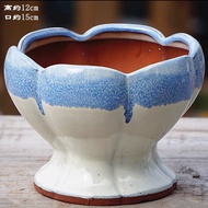 Ready stock ‼️ Ceramic Flower Pot 宜兴花盆陶瓷粗陶地面大号磨砂简约盆