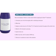 (Limited Model) kgloss keratin treatment / k gloss smoothing treatment REPACK 30ML 8E87 Limited •Н