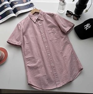 UNIQLO U fitting room pure fate U+mens Oxford spun shirt (short sleeved casual commuting shirt) 4