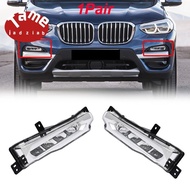Front Left Right Car Fog Lamp for-BMW X3 G01 X4 G02 2018-2020 Auto Bumper Fog Light LED DRL Daytime Running Light