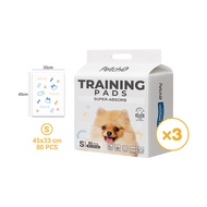 Petcho (แพ็คชุด/3แพ็ค) แผ่นรองฉี่ แผ่นรองฉี่สุนัข แผ่นรองฉี่สัตว์เลี้ยง ซุปเปอร์ดูดซับ 7 ชั้นแ ลายน่