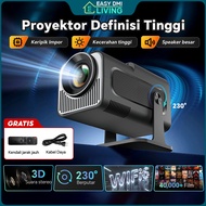 HY320 Mini HD 4K Android 13.0 Bluetooth LCD Smart Projector 2G RAM + 16G ROM WiFi6 Portable Rotating