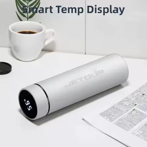 Car 500ml Intelligent Temperature Display Insulating Cup For Chery Jetour X70 X70SM X90 X95 DASHING 