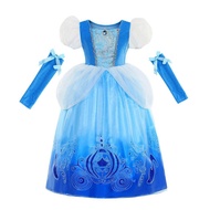 High Heels Dress Girls Costumes Halloween Organza Princess Dress Cinderella Pettiskirt Cinderella QG