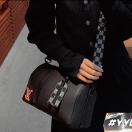 LV  keepall27 City棋盤格肩帶肩背斜背包芯片款  27*13*17 99新配件塵袋
