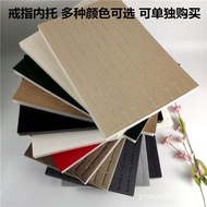 100Large Capacity Ring Tray with Sponge Pad, Detachable Ring and Earring Holder for Live Streaming a