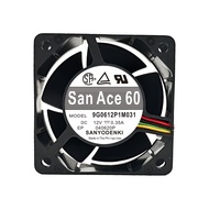 SANYO SANYO 9G0612P1M031 12V 0.35A 6038 6cm Double Ball Cooling Quiet Fan