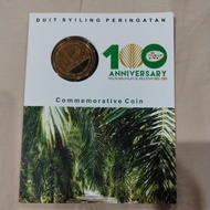 100th Anniversary of Malaysia Palm Oil Industry RM1Coin Card 2017 UNC BU