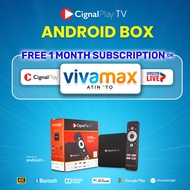 CIGNALPLAY TV Android Box with FREE 1 Month Load for VIVAMAX/CIGNAL PLAY/PILIPINAS LIVE