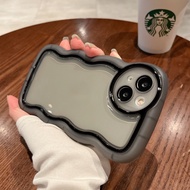 Luxury Wave Rugged Bumper Soft Transparen Silicone Case Compatible For iPhone 12 11 Pro Max X Xr Xs 