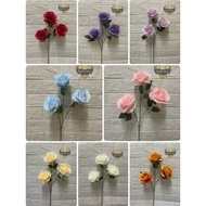 🇲🇾Bunga Rose English Rose Flower x 3Flower