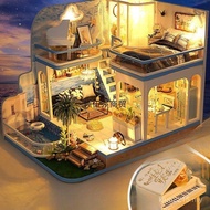 Yin Assembled Hut Edge Creative Small House Assembled Toy Villa Building Blocks Handmade World Model