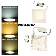 Downlight LED PANEL INBOW//OUTBOW (BULAT&KOTAK) Round plafon gypsum cor beton