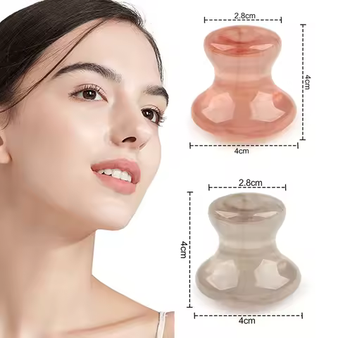 1PC Resin Mushroom Shape Massager Facial Roller Beauty Massage Eye Neck Care Slimming Tools Health B