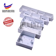 SWITCH SOCKET PVC BOX/ PVC NUT BOX/ PVC BASE (3X3, 3X6, 3X7, 3X10, 3X12)