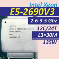 Intel xeon e5 2690 V3 2.6 - 3.5ghz threads 24 core 12 lga 2011-3 e5_2690 e5_2690 lga 2011 3 2690V3 E