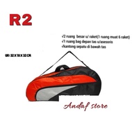 AS-R2TB badminton racket bag 2R THICK