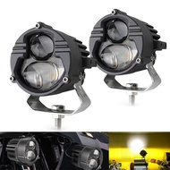 Motorcycles Headlight Laser Fog Lamp Led Auxiliary Driving Light For Honda-Kawasaki-Suzuki BMW Front