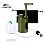1Set Outdoor Water Filter  Safety Emergency Water Purifier Emergency Survival Tools Mini Water Filter Portable For Camping