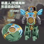 ️ Robot Deformation Top Children Decompression Fingertip Rotating Pressure Relief Mechanical Toy Fin