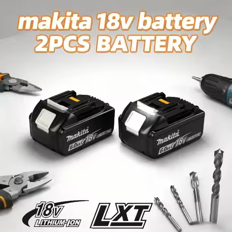 100% Genuine Makita18V Battery, 6Ah/5Ah Lithium battery for Makita BL1840 BL1830B BL1850B Tools Batt