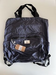 Aigle Suizenji Navy Blue 2-way Compactable Backpack / Totebag 深藍色可摺疊背包/托特包