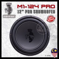 MOHAWK 12" M1-457PRO Car Single Voice Coil 4Ohm Single Magnet Subwoofer Woofer M1-Series