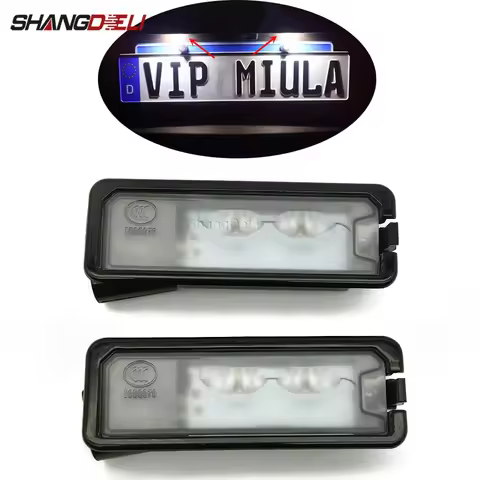 1 Pair LED Rear License Plate Light 12V for Golf 7 for Passat B6 3C Amarok 35D 943 021 A 35D 943 021