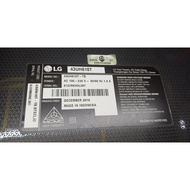 LG 43UH610T MAIN BOARD AND POWER BOARD