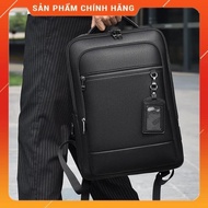 [Genuine leather] Genuine cowhide men's backpack; High quality genuine leather men's business backpa