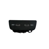 HOT SALE-Rear USB-C Charging Port for VW ID.3 ID.4 ID.5 ID.6 2G6035954 Dual Type-C Socket Adapter Re